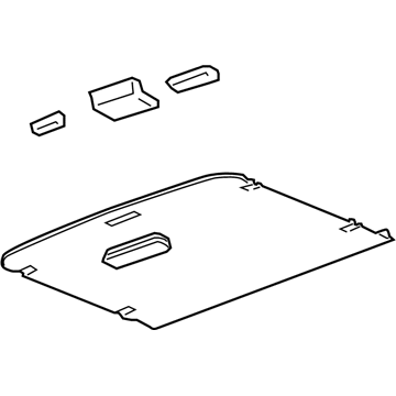 GM 19179511 Sunshade, Titanium GM 19179511 Sunshade, Titanium