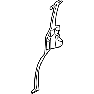 GM 12369532 Lock Pillar, Rear Passenger Side