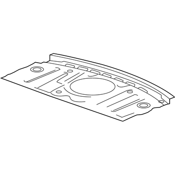 GM 25996599 Package Tray Panel, Rear