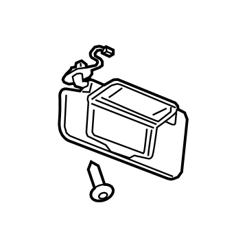 Buick 84831634 Sunvisor