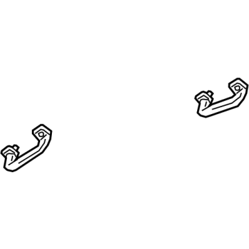 GM 84489686 Grip Handle, Beige, Rear Passenger Side