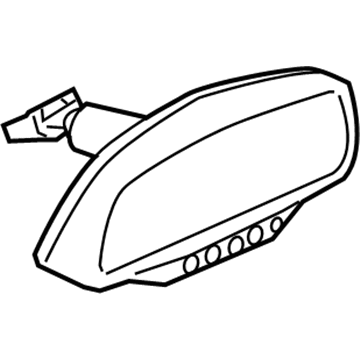 Pontiac 15144167 Mirror Inside