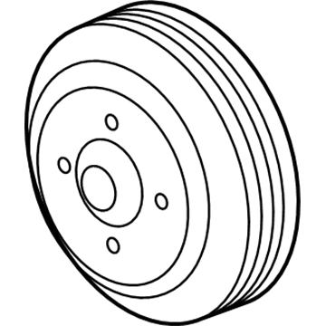 Cadillac Water Pump Pulley - 12604614