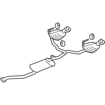 GMC Acadia Muffler - 15903511