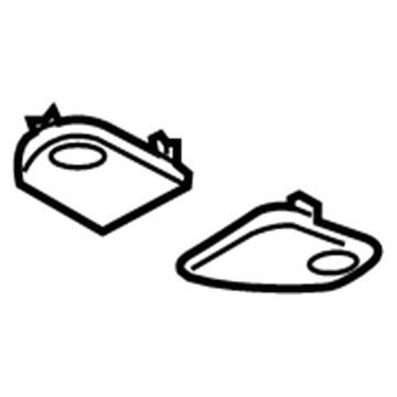 Pontiac 22691363 Map Lamp Lens