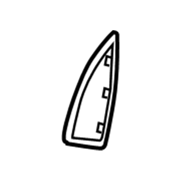 GM 20813539 Trim Bezel, Black, Driver Side