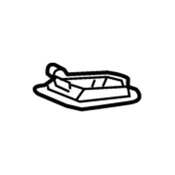 GM 23207342 Hook, Gray, Rear