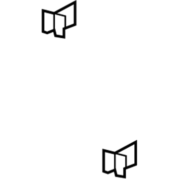 Chevy 11588650 Lower Quarter Trim Clip