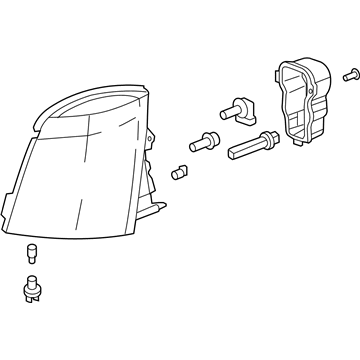 Cadillac SRX Headlight - 15926967