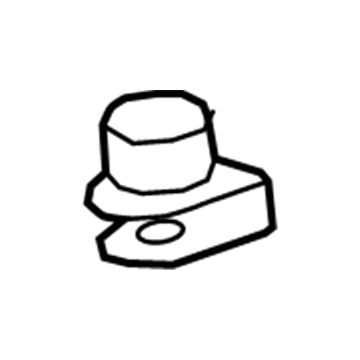 Chevy 9114472 Wheelhouse Liner Retainer Nut