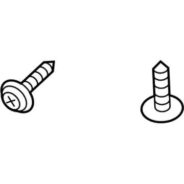 Chevy 90561306 Wheelhouse Liner Bolt