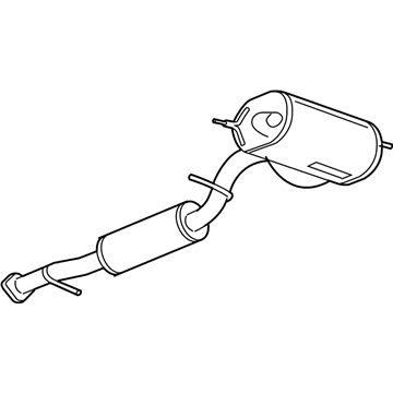 Hummer Muffler - 25791351