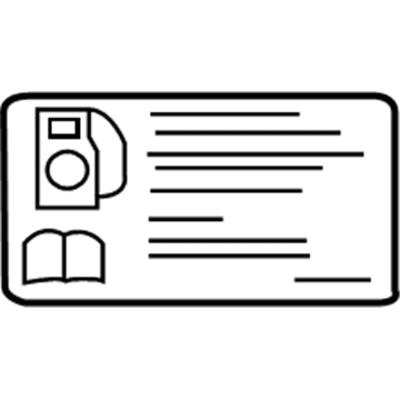 GMC 23232573 Fuel Label