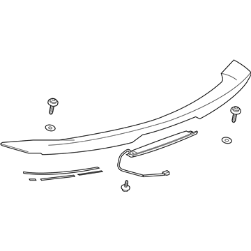 Chevy 22828467 Spoiler