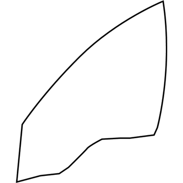 Pontiac 92250661 Door Glass