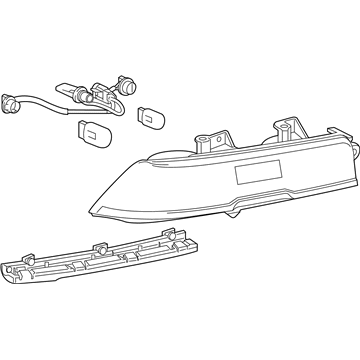 Chevy Camaro Back Up Light - 23209715