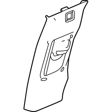 Chevy 85132542 Upper Center Pillar Trim