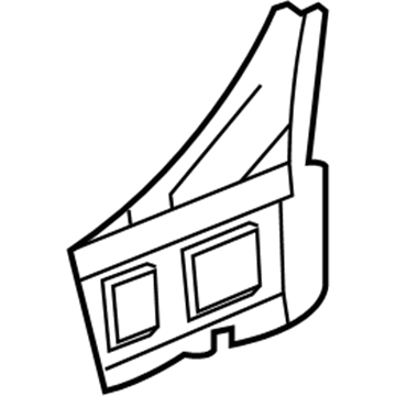 Chevy 23348266 Lower Pillar Reinforcement