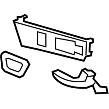 2009 Cadillac DTS Door Handle - 15895668