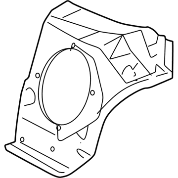 GM 10272205 Speaker Housing, Rear Driver Side GM 10272205 Speaker Housing, Rear Driver Side