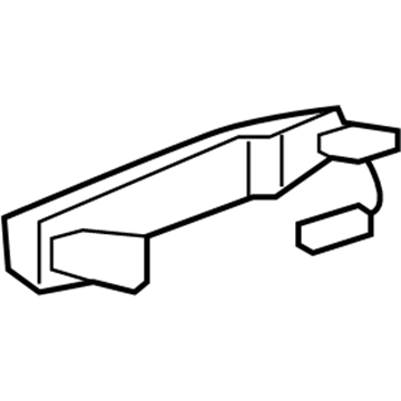 2009 Cadillac CTS Door Handle - 20869089