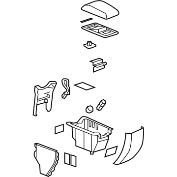 Buick Center Console - 15889333