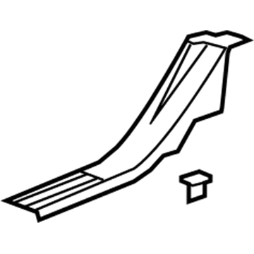 Hummer 10392636 Rear Sill Plate