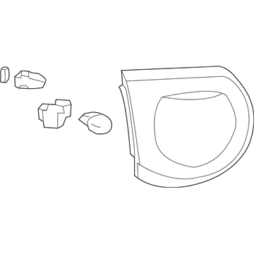 Chevy Traverse Back Up Light - 25952322