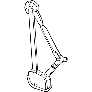 2000 GMC K2500 Seat Belt - 12388612