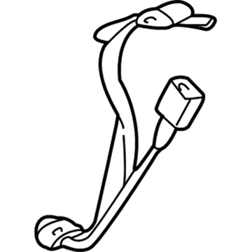 2000 GMC K2500 Seat Belt - 12384304