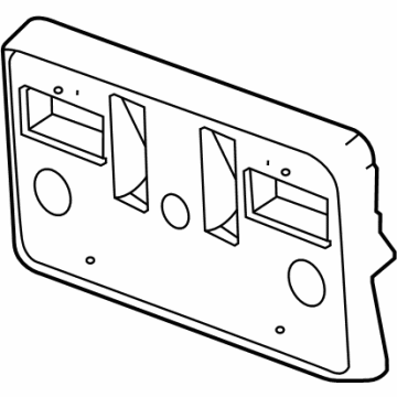 GM 84877919 License Bracket, Front GM 84877919 License Bracket, Front