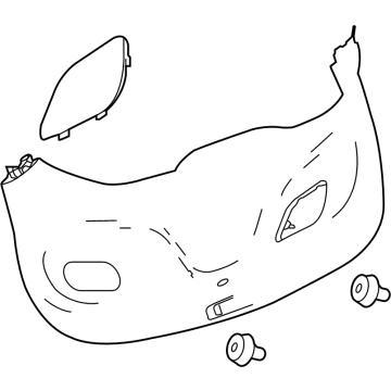 Chevy 42784092 Lower Gate Trim