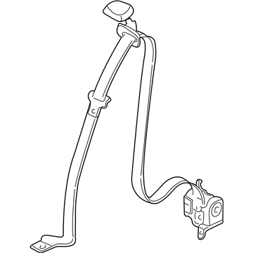 Buick Rendezvous Seat Belt - 88951137