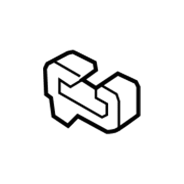 Pontiac 96270243 Front Sill Plate Clip