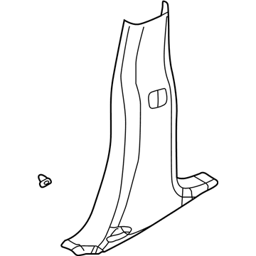 GM 10412083 Lower Center Pillar Trim, Inner Driver Side GM 10412083 Lower Center Pillar Trim, Inner Driver Side