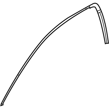 Saturn 13306563 Upper Weatherstrip