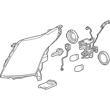 Cadillac SRX Headlight - 22853878