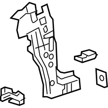 Chevy 84176072 Hinge Pillar Reinforcement