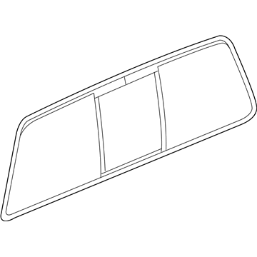 GM 15951943 Back Glass, Rear GM 15951943 Back Glass, Rear