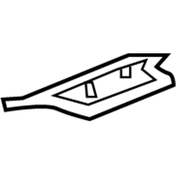 GM 15837058 Uniside Assembly Insulator, Passenger Side GM 15837058 Uniside Assembly Insulator, Passenger Side