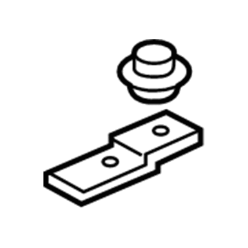 Buick 13337826 Radiator Lower Bracket