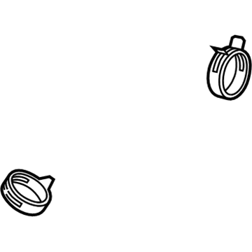 Buick 90572594 Reservoir Hose Clamp