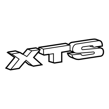 Cadillac 23394040 Nameplate