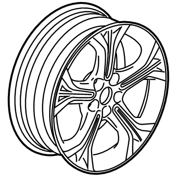 Chevy 42576165 Wheel, Alloy