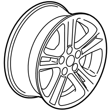 Chevy 13383410 Wheel, Alloy