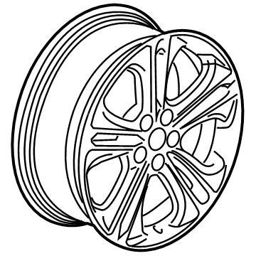 Chevy 42693409 Wheel, Alloy