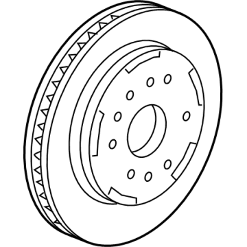 GMC Brake Disc - 13539733