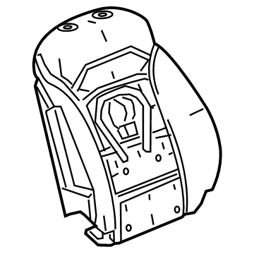 2020 Chevy Traverse Seat Cushion Pad - 84950473