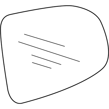 Chevy 88894540 Mirror Glass