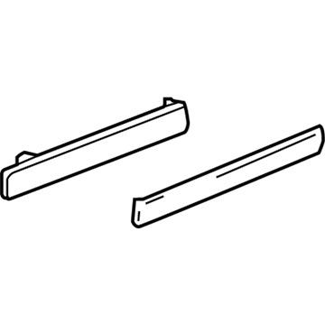 GMC Sonoma Door Moldings - 15990273